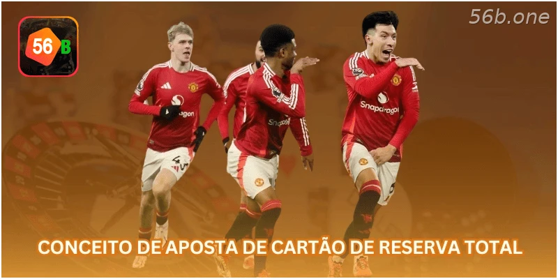 Conceito de aposta em total de cartões no futebol.