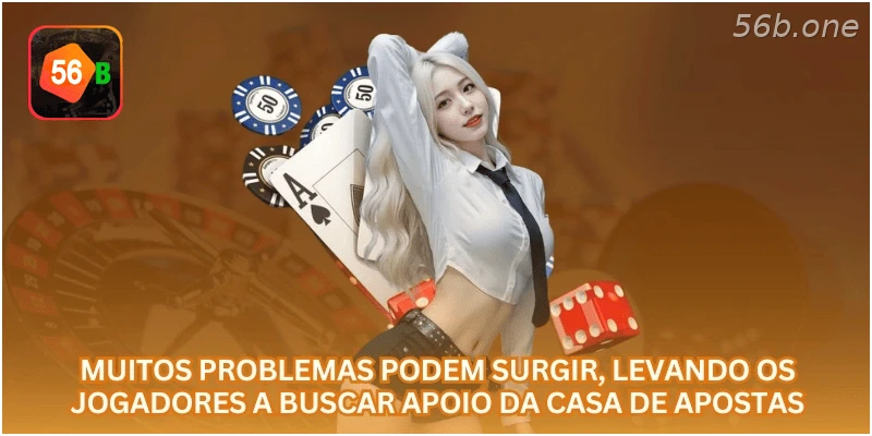 Situações em que jogadores buscam suporte da casa de apostas.