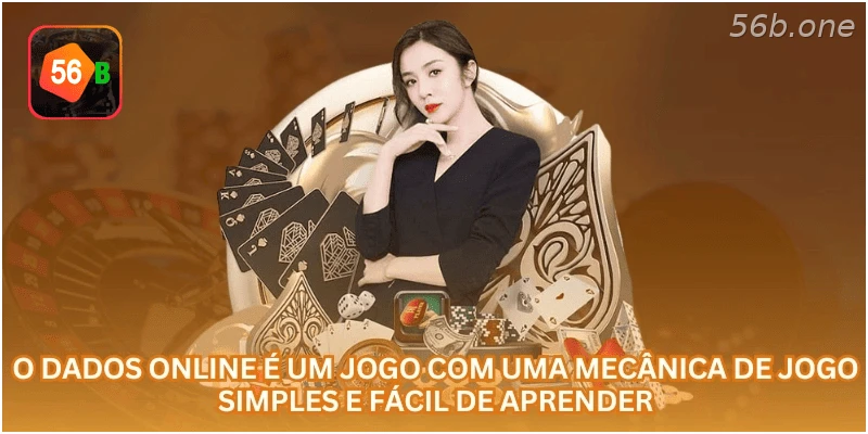 Dados online é um jogo com mecânica simples e fácil de acompanhar.