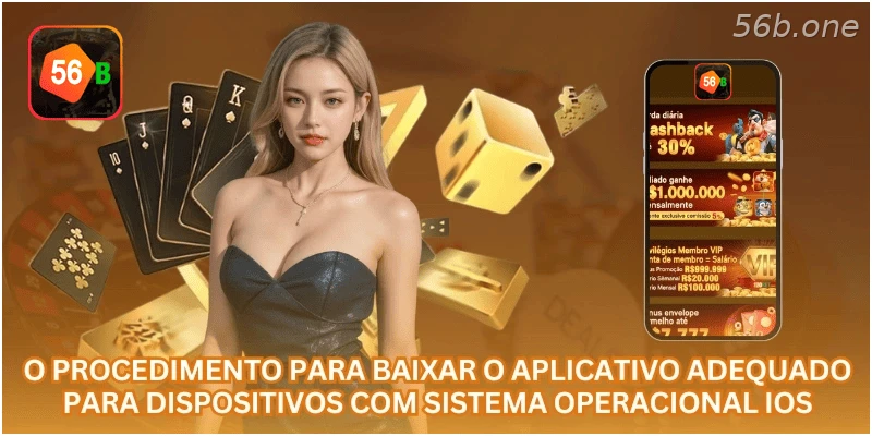 Procedimento para baixar o aplicativo em dispositivos iOS.